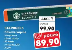 Kaufland STARBUCKS Kávové kapsle nabídka