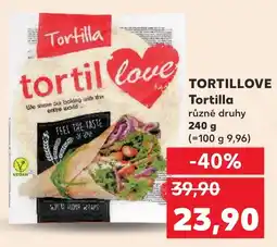 Kaufland TORTILLOVE Tortilla nabídka