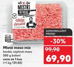 Kaufland Mleté maso mix nabídka
