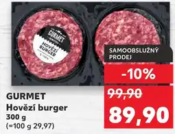 Kaufland GURMET Hovězí burger nabídka