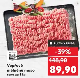 Kaufland Vepřové mělněné maso nabídka