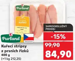 Kaufland Kuřecí stripsy z prsních řízků nabídka