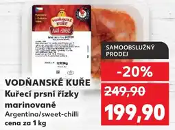 Kaufland VODŇANSKÉ KUŘE Kuřecí prsní řízky marinované nabídka
