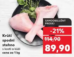 Kaufland Krůtí spodní stehno nabídka