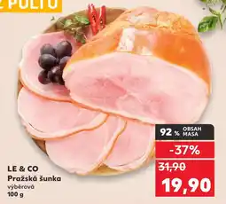 Kaufland LE & CO Pražská šunka nabídka
