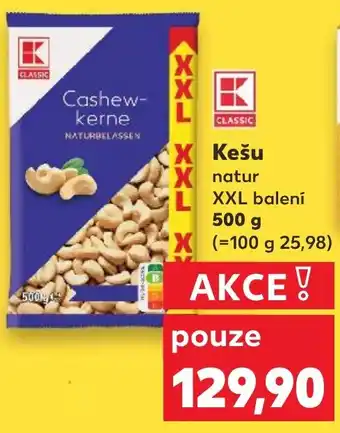 Kaufland Kešu natur nabídka