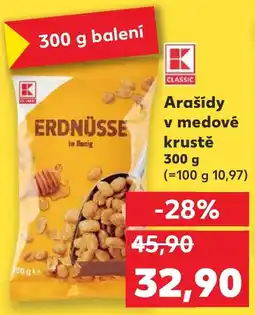 Kaufland Arašídy v medové krustě nabídka