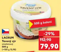 Kaufland LACRUM Tavený sýr nabídka