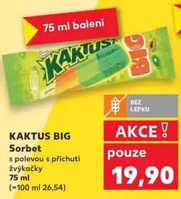 Kaufland KAKTUS BIG Sorbet nabídka