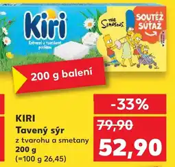 Kaufland KIRI Tavený sýr nabídka