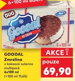Kaufland GOOOAL Zmrzlina nabídka