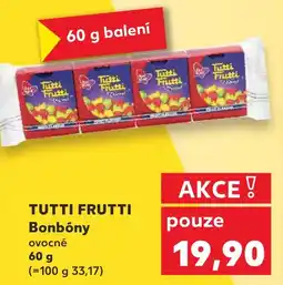 Kaufland TUTTI FRUTTI Bonbóny ovocné nabídka