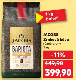 Kaufland JACOBS Zrnková káva nabídka