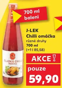 Kaufland J-LEK Chilli omáčka nabídka
