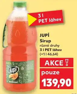 Kaufland JUPÍ Sirup nabídka