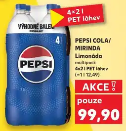 Kaufland PEPSI COLA/ MIRINDA Limonáda multipack nabídka