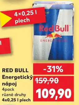 Kaufland RED BULL Energetický nápoj 4pack nabídka