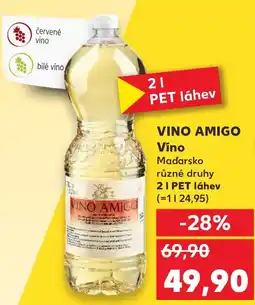 Kaufland VINO AMIGO Vino Maďarsko nabídka