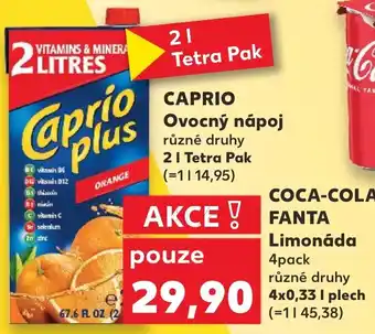 Kaufland CAPRIO Ovocný nápoj nabídka