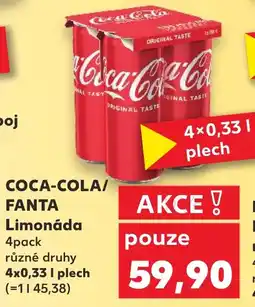 Kaufland COCA-COLA/ FANTA Limonáda nabídka