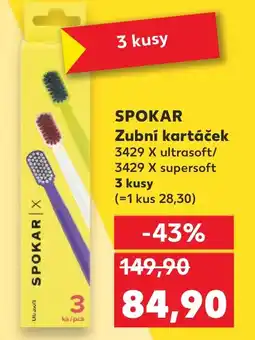 Kaufland SPOKAR Zubní kartáček nabídka