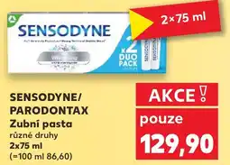 Kaufland SENSODYNE/ PARODONTAX Zubní pasta nabídka