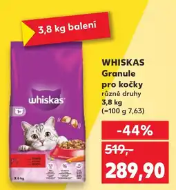 Kaufland WHISKAS Granule pro kočky nabídka