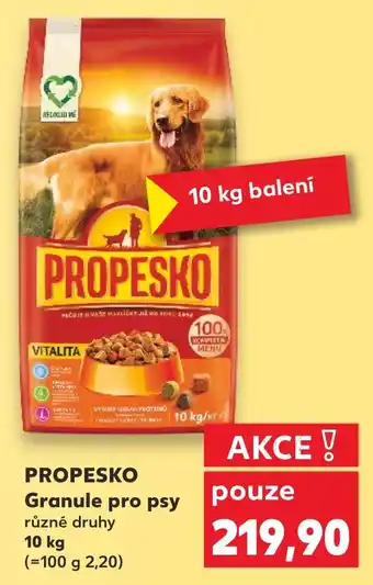 Kaufland PROPESKO Granule pro psy nabídka