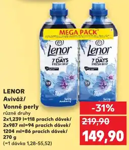 Kaufland LENOR Aviváž/ Vonné perly nabídka
