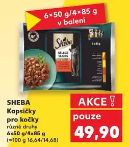 Kaufland SHEBA Kapsičky pro kočky nabídka