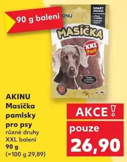 Kaufland AKINU Masička pamlsky pro psy nabídka