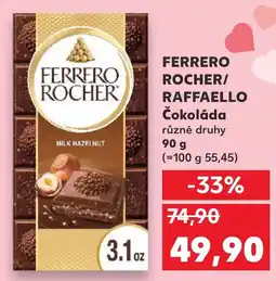 Kaufland FERRERO ROCHER/ RAFFAELLO Čokoláda nabídka