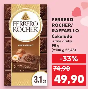 Kaufland FERRERO ROCHER/ RAFFAELLO Čokoláda nabídka