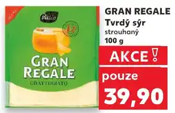 Kaufland GRAN REGALE Tvrdý sýr strouhaný nabídka
