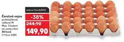 Kaufland Čerstvá vejce nabídka