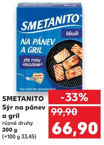 Kaufland SMETANITO Sýr na pánev a gril nabídka