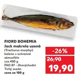 Kaufland FJORD BOHEMIA Jack makrela uzená nabídka