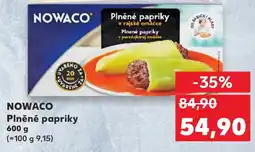 Kaufland NOWACO Plněné papriky nabídka