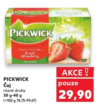 Kaufland PICKWICK Čaj nabídka