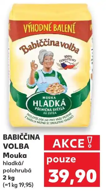 Kaufland BABIČČINA VOLBA Mouka nabídka