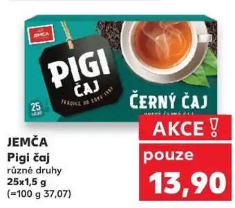 Kaufland JEMČA Pigi čaj nabídka