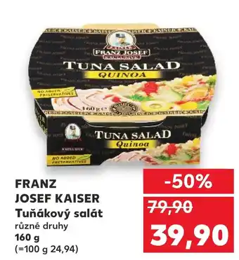 Kaufland FRANZ JOSEF KAISER Tuňákový salát nabídka