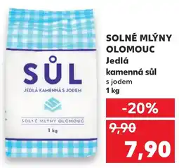 Kaufland SOLNÉ MLÝNY OLOMOUC Jedlá kamenná sůl nabídka