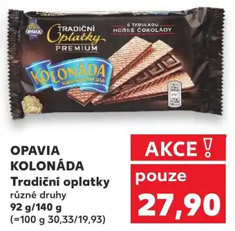 Kaufland OPAVIA KOLONÁDA Tradiční oplatky nabídka
