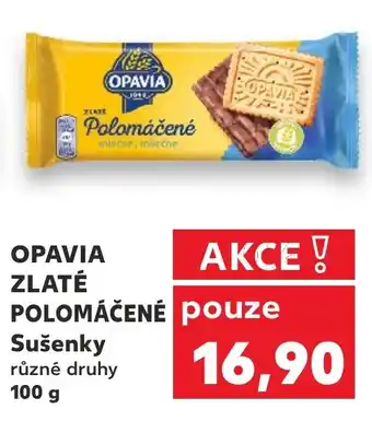 Kaufland OPAVIA Zlaté Polomáčené Sušenky nabídka