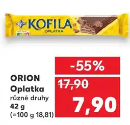 Kaufland ORION Oplatka nabídka