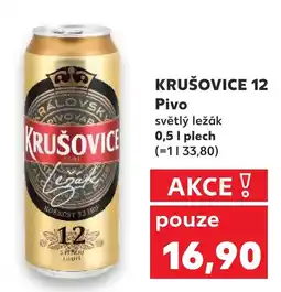 Kaufland KRUŠOVICE 12 Pivo nabídka