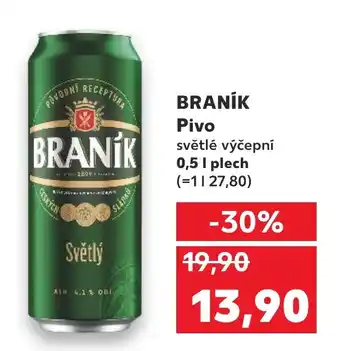 Kaufland BRANÍK Pivo nabídka