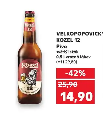 VELKOPOPOVICKÝ KOZEL 12 Pivo