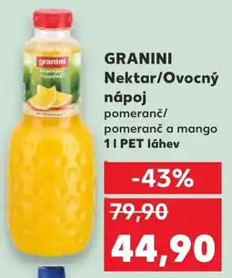 Kaufland GRANINI Nektar/Ovocný nápoj nabídka